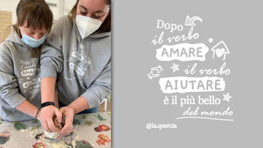 Abbigliamento Ape per La Quercia Onlus.