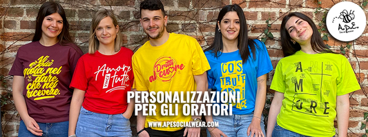 Oratori Estivi: le proposte di Ape Social Wear