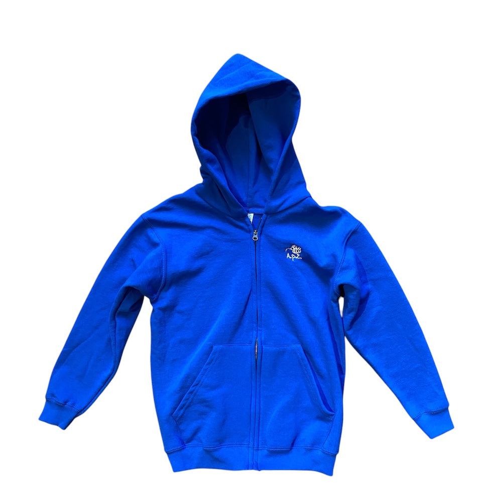 CHILDREN'S WINTER HOODED ZIP SWEATSHIRT
