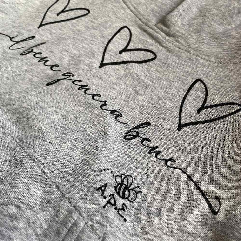 CHILDREN'S HOODED SWEATSHIRT "GOOD BECOMES GOOD"