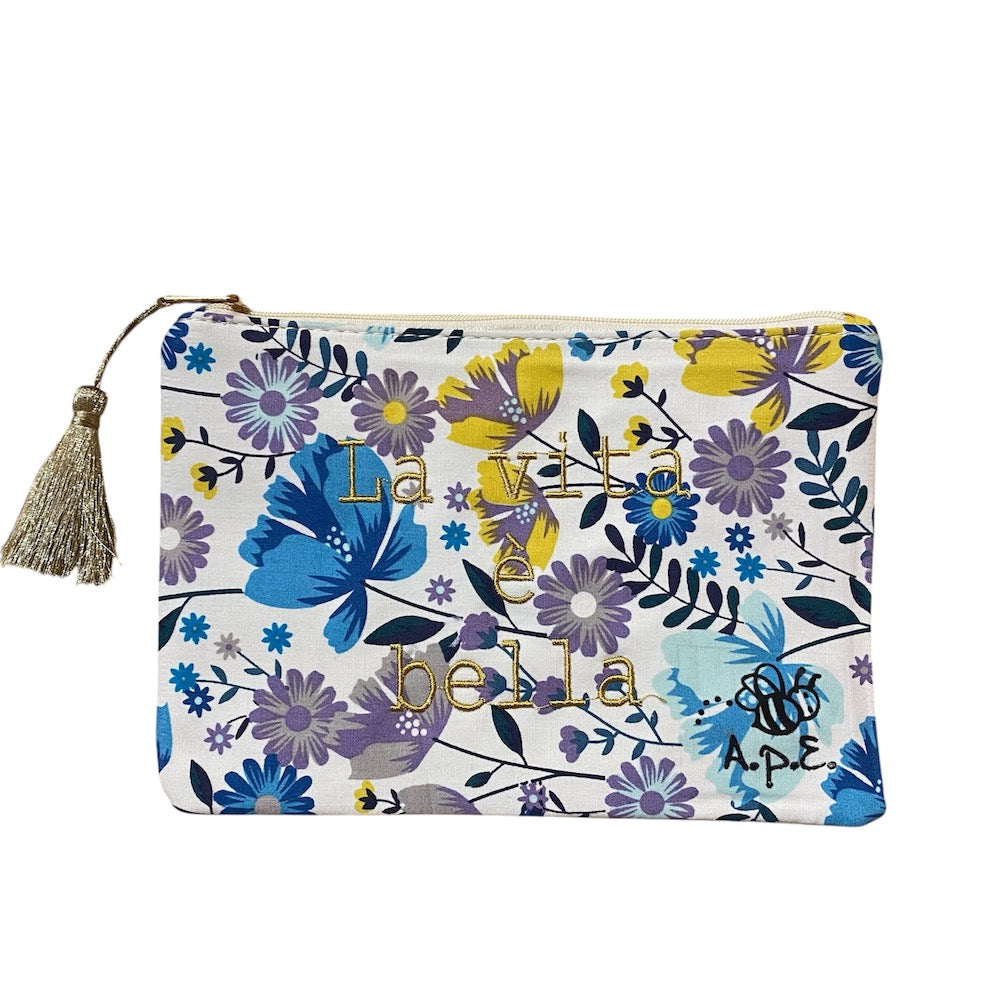 EMBROIDERED POUCH