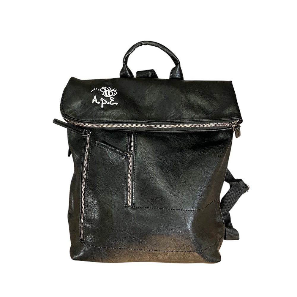 VINTAGE ECO-LEATHER BACKPACK