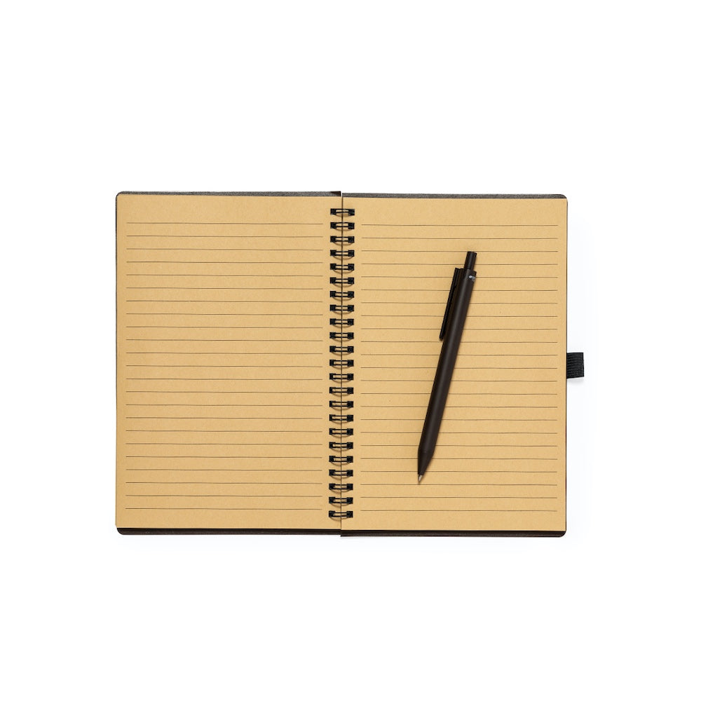 QUADERNO in fibra di CAFFE'