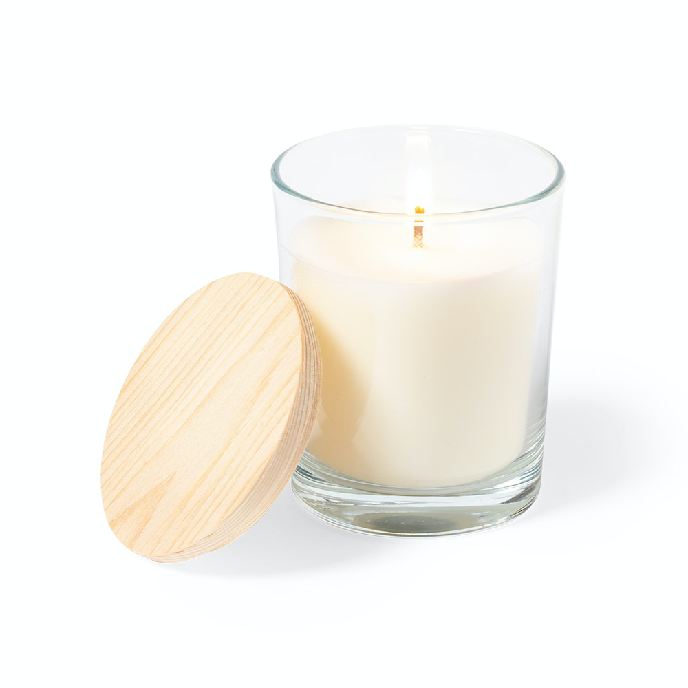 CANDELA DEL BENE CON TAPPO IN BAMBU'
