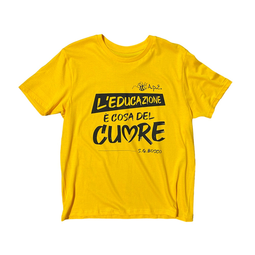 MAGLIETTA "L'EDUCAZIONE E' COSA DEL CUORE"