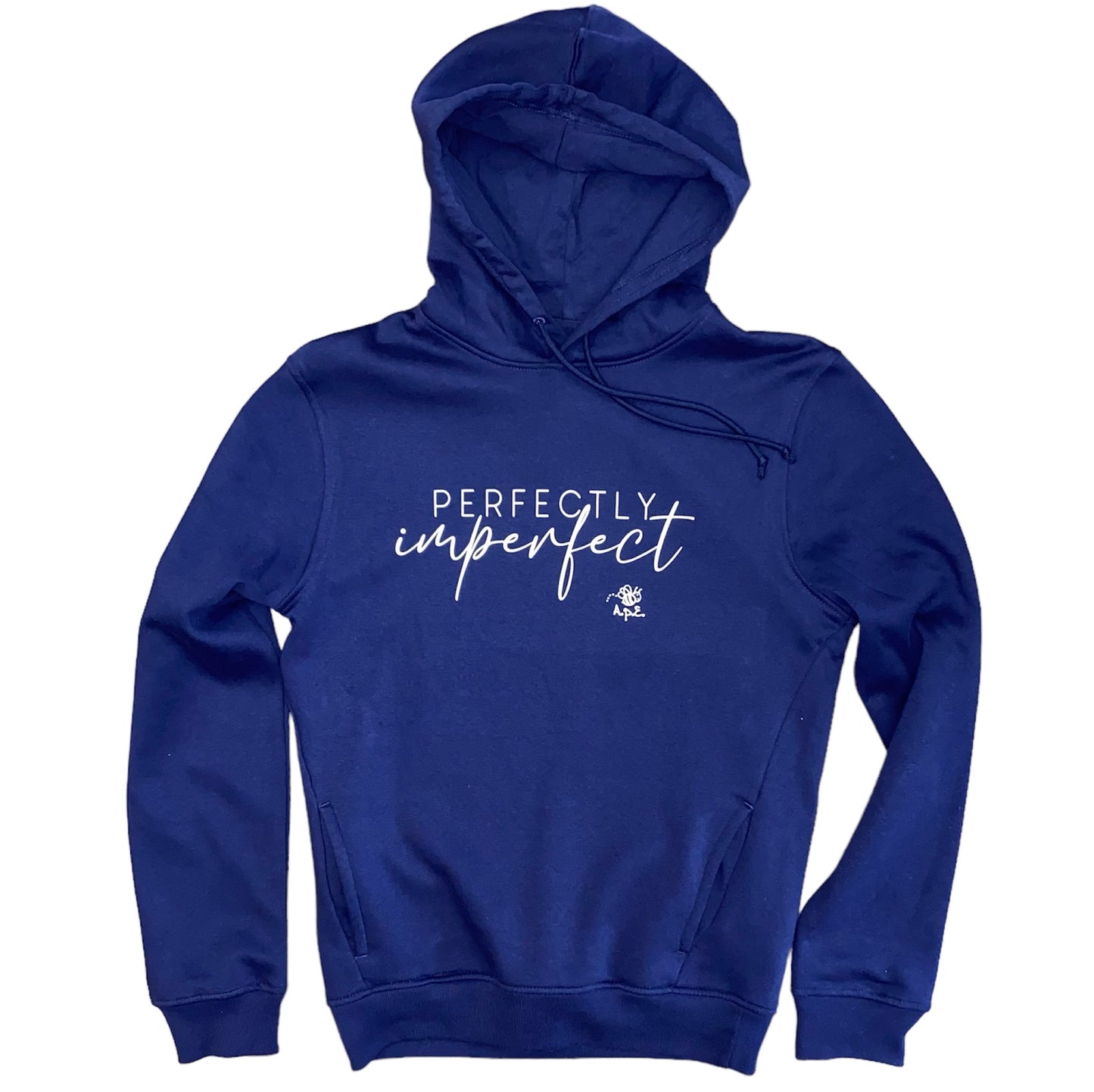 FELPA "PERFECTLY IMPERFECT" blu scuro