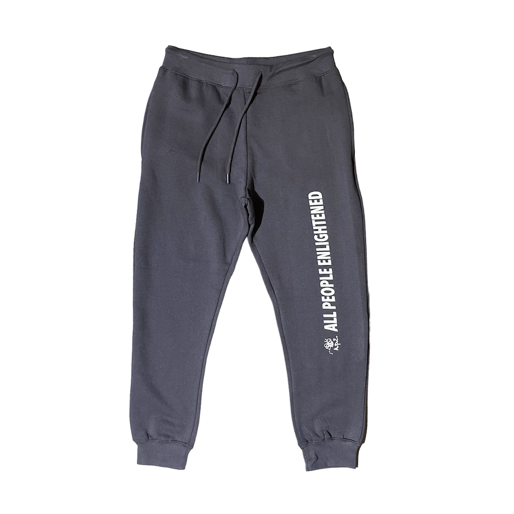 "ALL PEOPLE ENLIGHTENED" SWEATPANTS