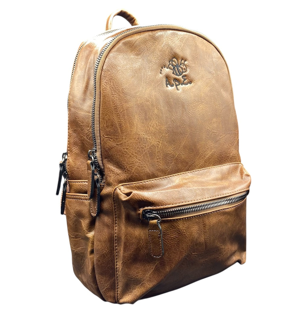Zaino City Ecopelle - Porta Laptop con Doppio Scomparto