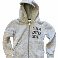 FELPA BAMBINO CAPPUCCIO e ZIP