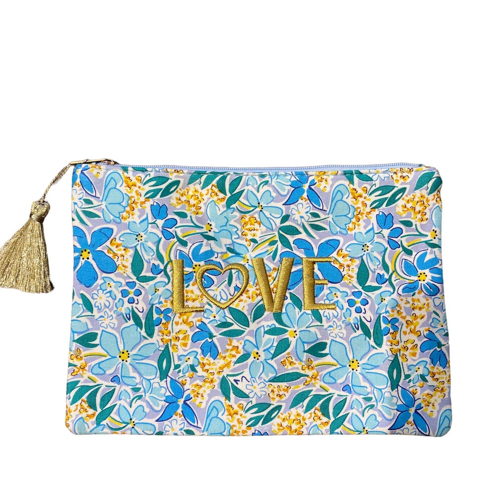 EMBROIDERED POUCH