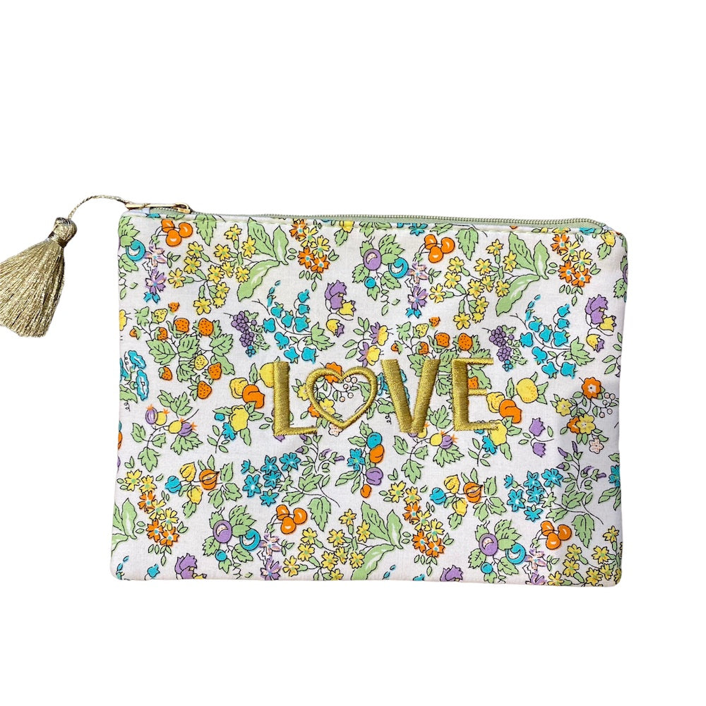 EMBROIDERED POUCH