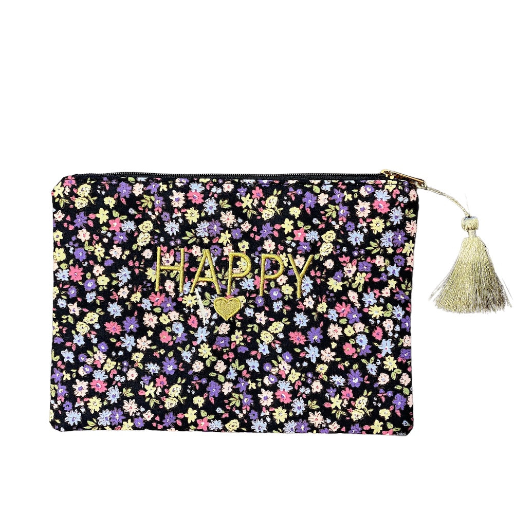 EMBROIDERED POUCH