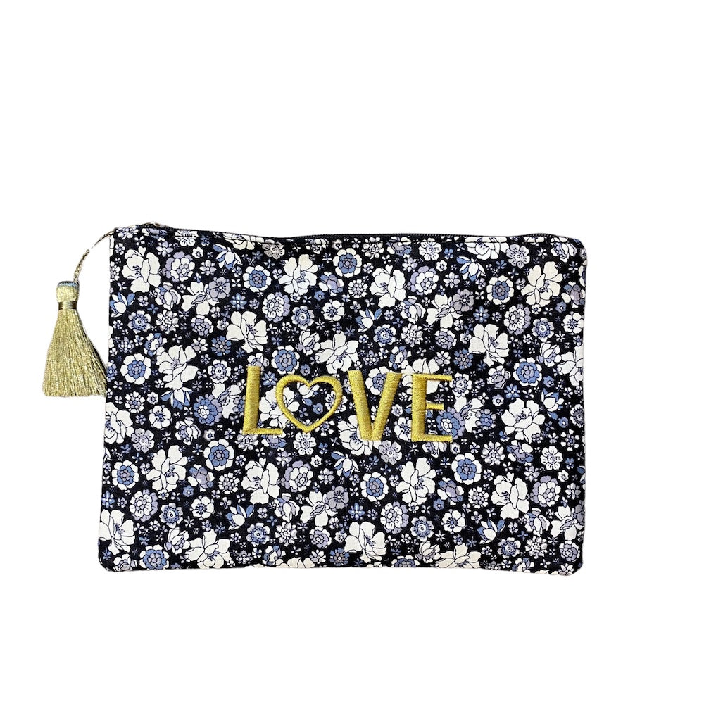 EMBROIDERED POUCH