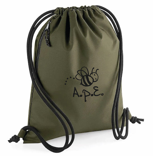 RECYCLED POLYESTER LARGE DRAWSTRING BAG