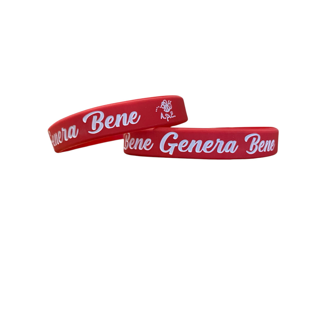BRACCIALETTO INCISO E STAMPATO "IL BENE GENERA BENE"