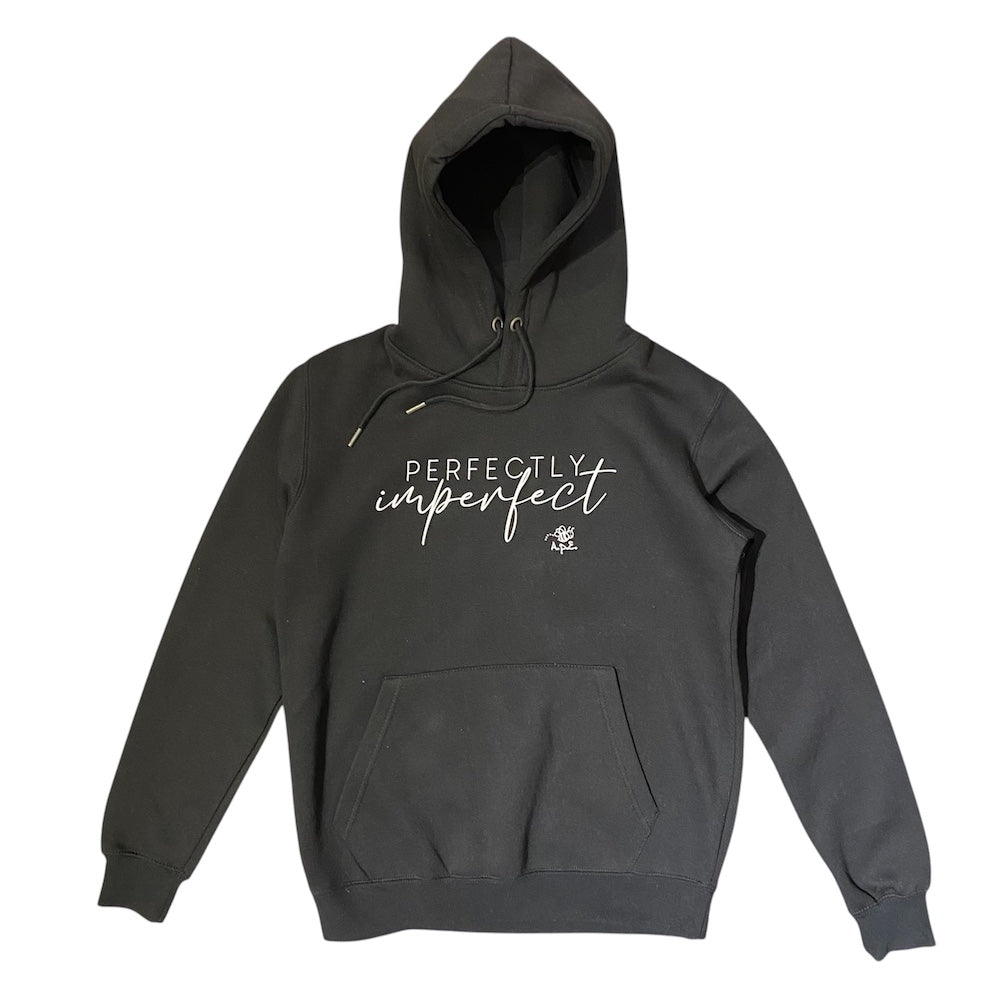 BLACK "PERFECTLY IMPERFECT" SWEATSHIRT