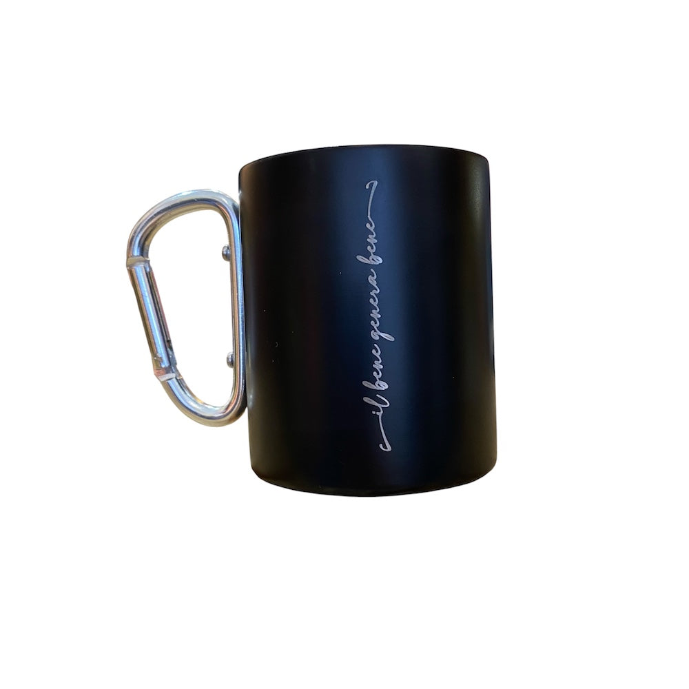 TAZZA MOSCHETTONE "Il Bene Genera Bene" - Acciaio Inox Riciclato 300ml
