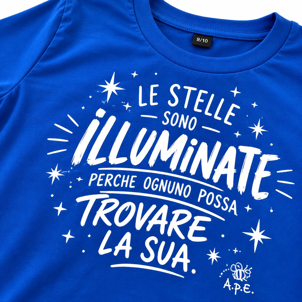 MAGLIETTA BAMBINO "LE STELLE SONO ILLUMINATE PERCHÉ OGNUNO POSSA TROVARE LA SUA"