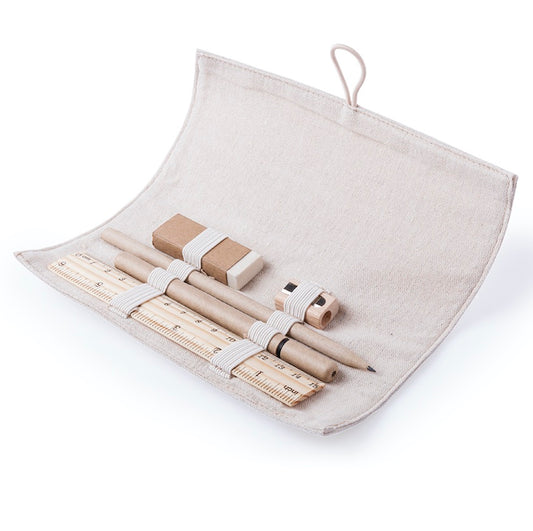 Astuccio Natura in Juta e Cotone - Set 5 Pezzi