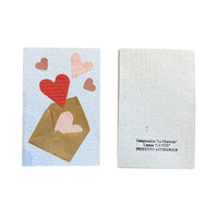 BIGLIETTO LOVE IN CARTA RICICLATA