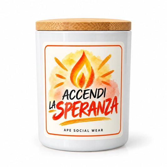 Candela profumata «Accendi la speranza»