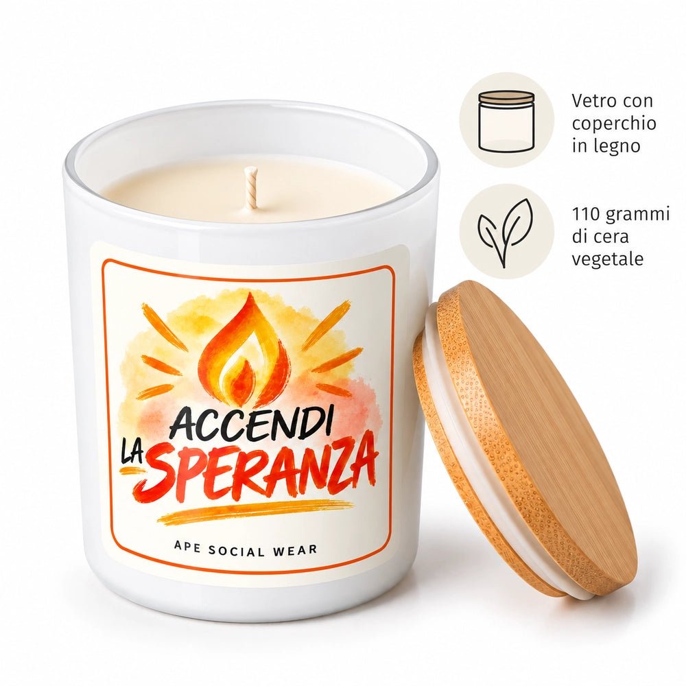 Candela profumata «Accendi la speranza»