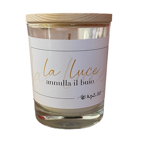 CANDELA DEL BENE CON TAPPO IN BAMBU' - Main Image