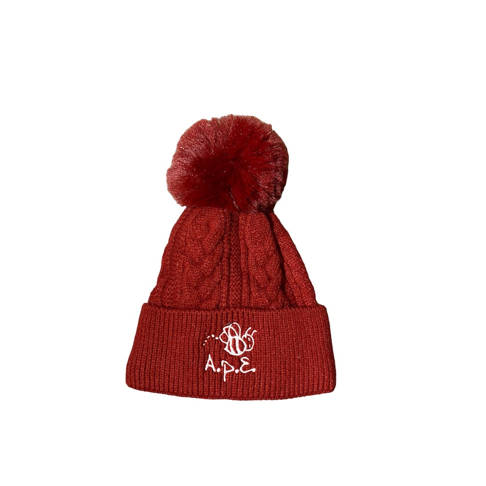 Bordeaux Recycled Cotton Beanie Project Cece Unisex Beanie Organic