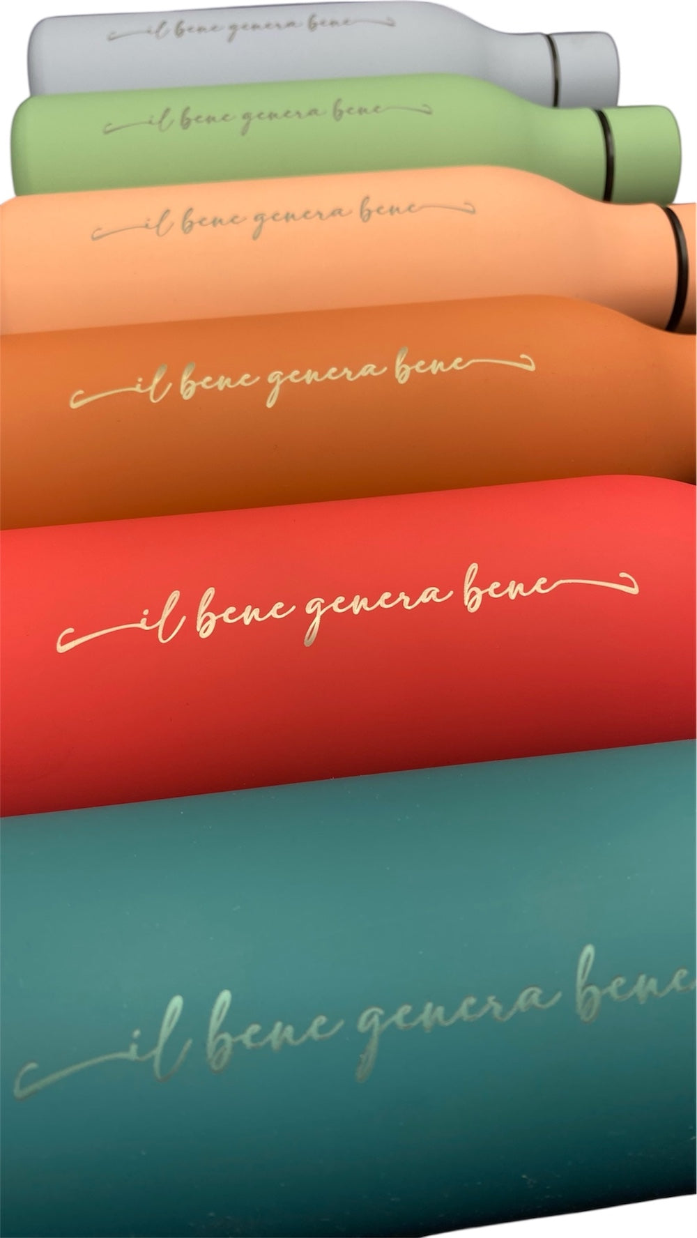 BORRACCIA TERMICA soft touch "IL BENE GENERA BENE"