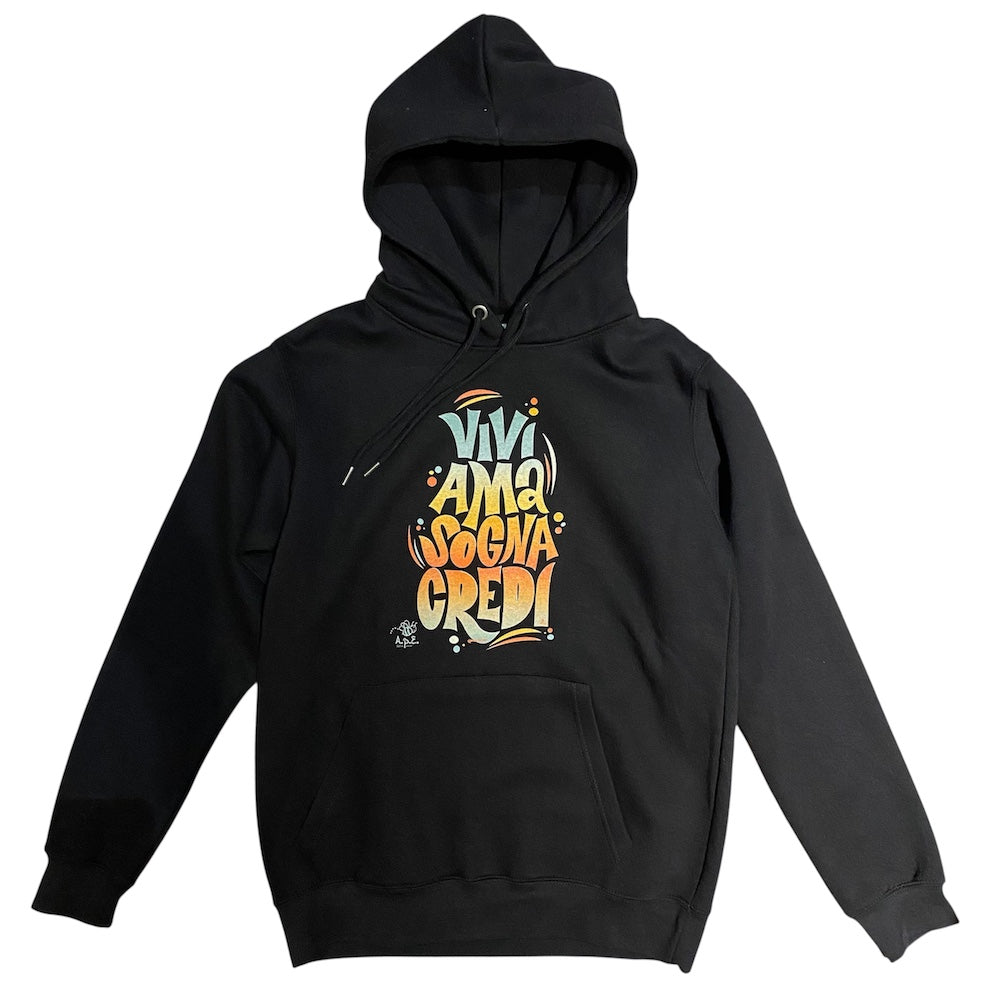 FELPA "VIVI AMA SOGNA CREDI"