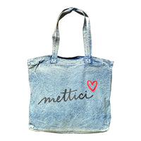 Maxi Bag in Jeans Riciclato 