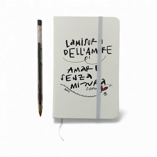 Block Notes La Misura Dell'Amore - Tascabile