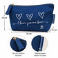 Pochette “Il Bene Genera Bene” – Tre cuori in denim riciclato