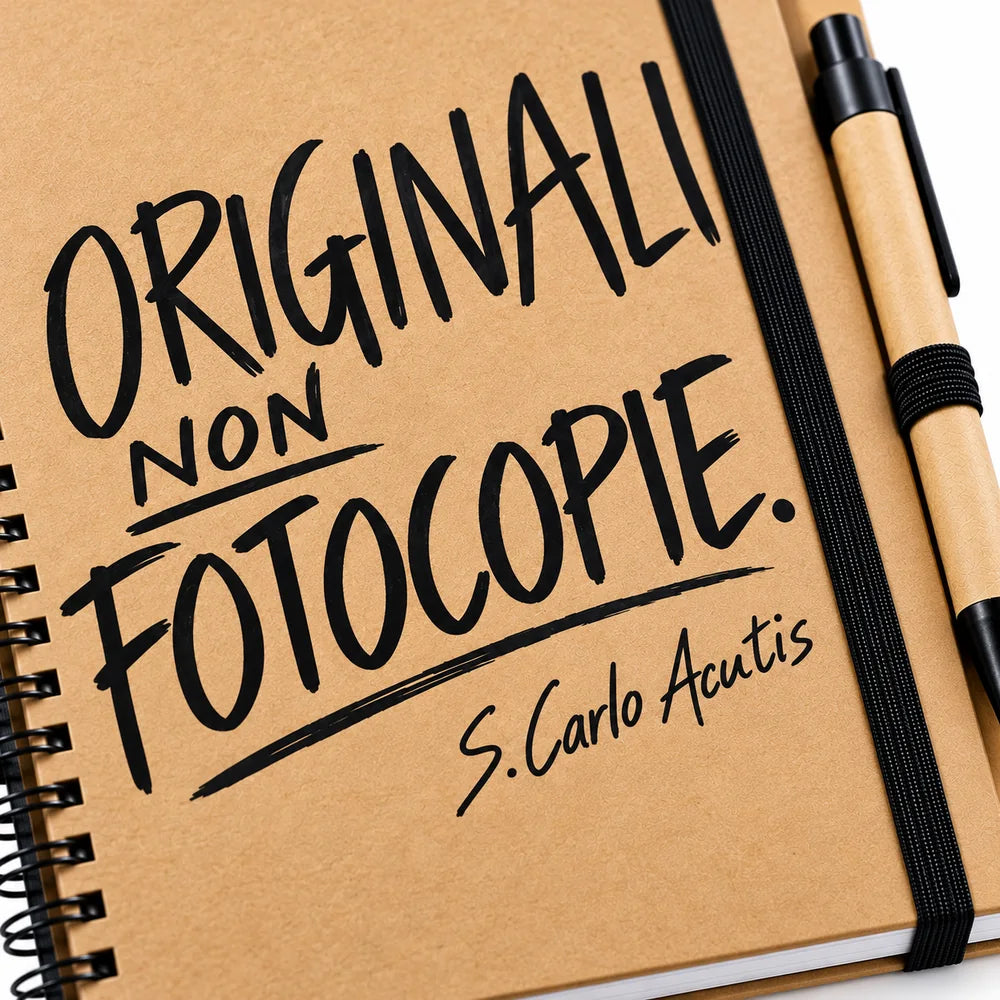 Taccuino ad anelli “Originali non fotocopie” – Carlo Acutis