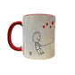 CUP "THE RED THREAD BINDS HEARTS DESTINED TO MEET"