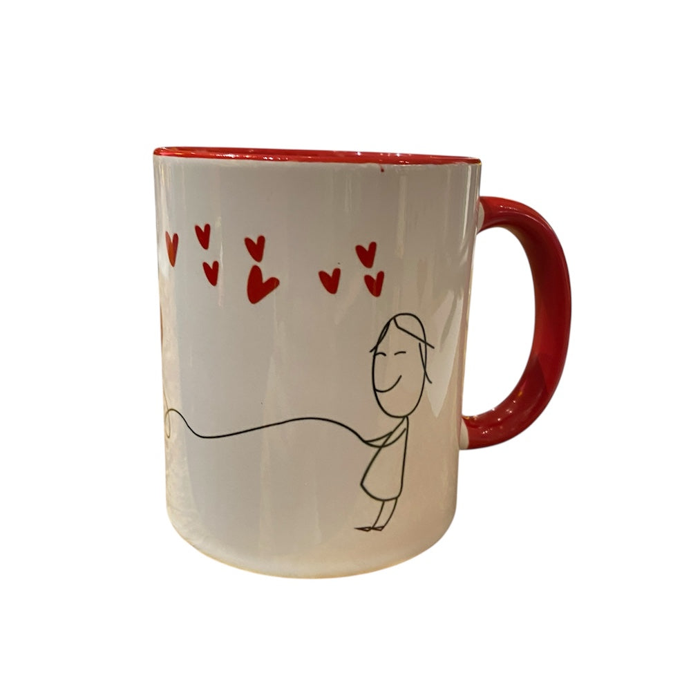 CUP "THE RED THREAD BINDS HEARTS DESTINED TO MEET"