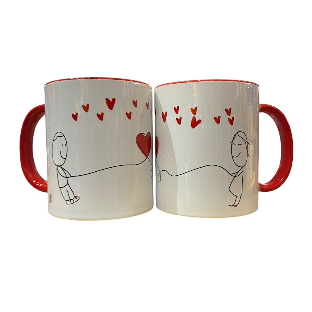 CUP "THE RED THREAD BINDS HEARTS DESTINED TO MEET"